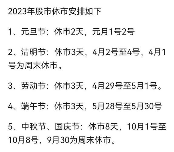 2016年股市节假日开市时间_2016年股市放假安排时间表_股市休息