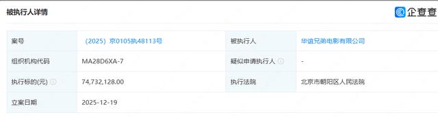 华谊兄弟股票公告_华谊兄弟债务逾期诉讼案件_华谊兄弟法定代表人限制高消费情况