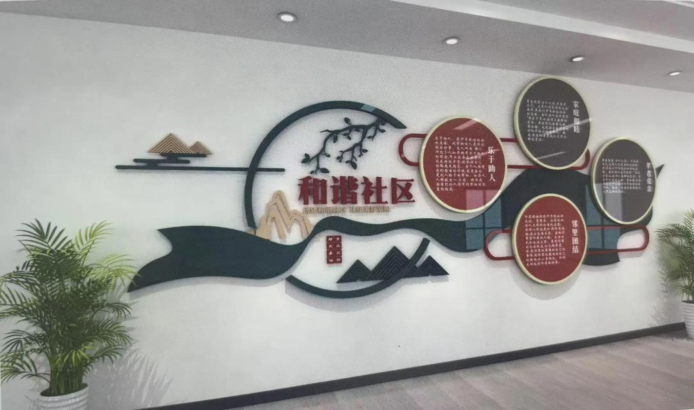 企业社区文化_调解室文化墙布局_社区文化墙设计要点