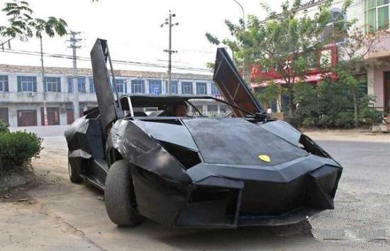 手工制作兰博基尼_DIY兰博基尼模型_纯手工兰博基尼纸