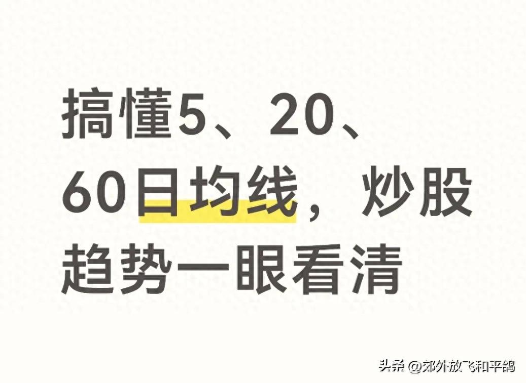 股票基本知识视频百度云_均线实战技巧_均线5日20日60日