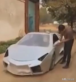 纯手工兰博基尼制作过程_纯手工兰博基尼_农村小伙自制跑车故事